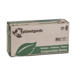 Guantes Compostables Handgards Planetgards, Medio, Translúcido, Verde